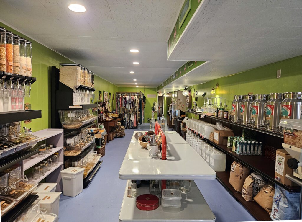 A view of the store from the front.