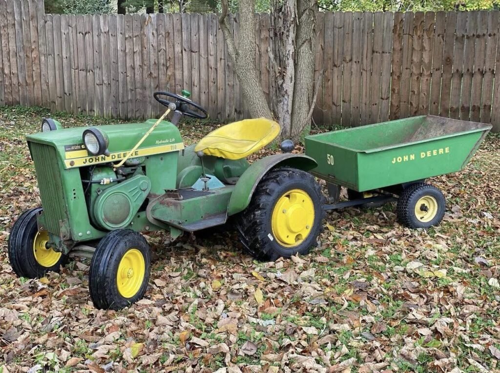 An example of an 1967 John Deere Model 110