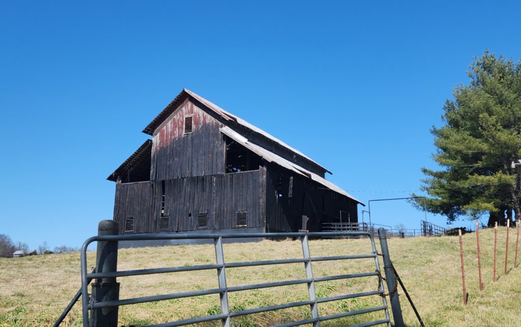 An old tobacco Barn in Tennessee