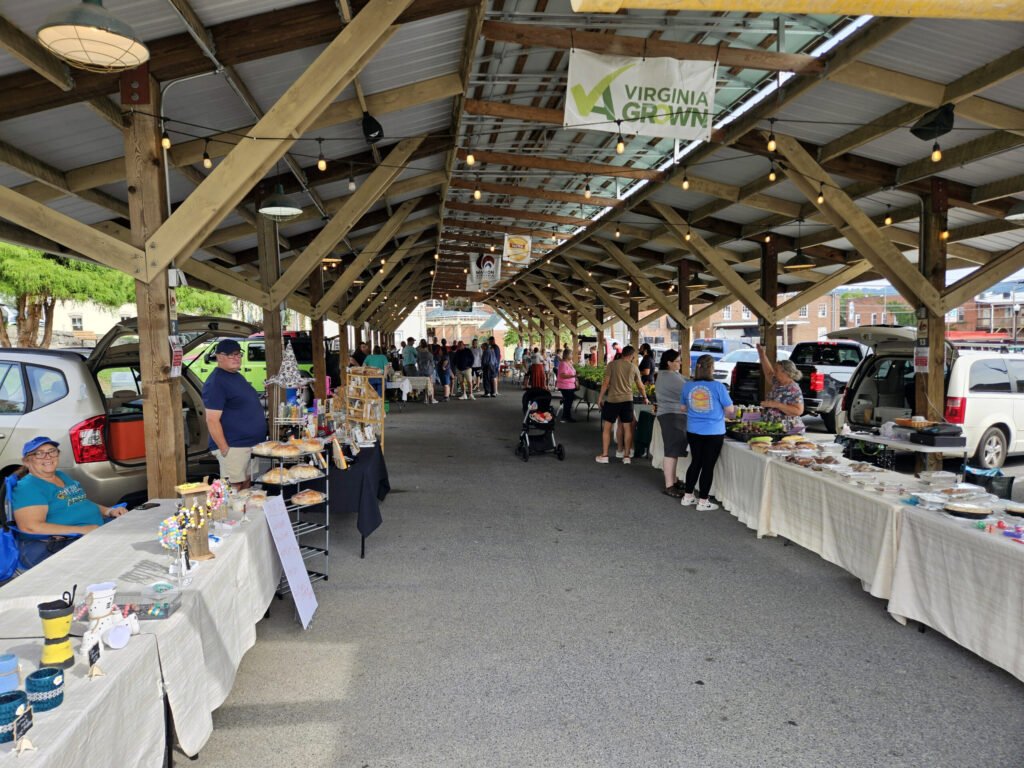 The Marion VA Farmers Market Pavilion - Photo by A. Creighton
