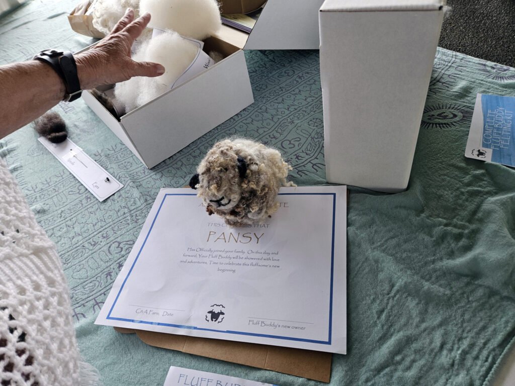 A Fluff Buddy comes with adoption certificate - Photo by A. Creighton