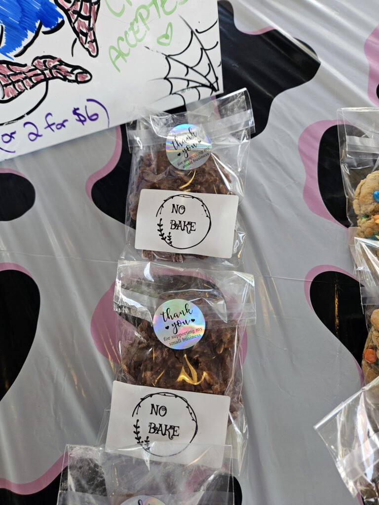 No Bake cookies from Moo Moo's at the Marion Farmers Market - Photo by A. Creighton