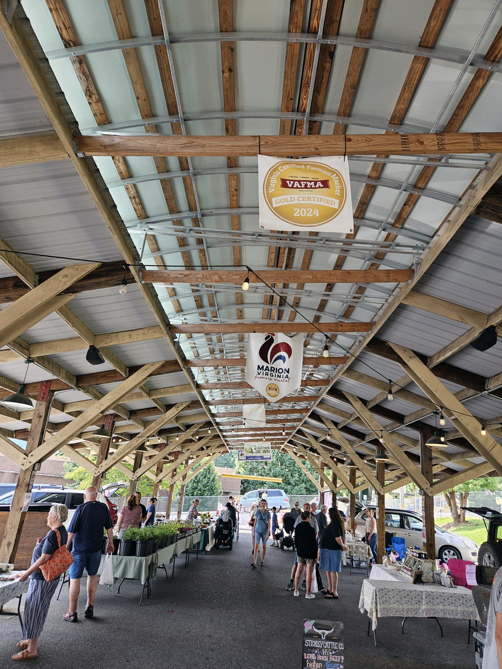The Pavilion and Farmers Market in Marion, VA - Photo by A. Creighton