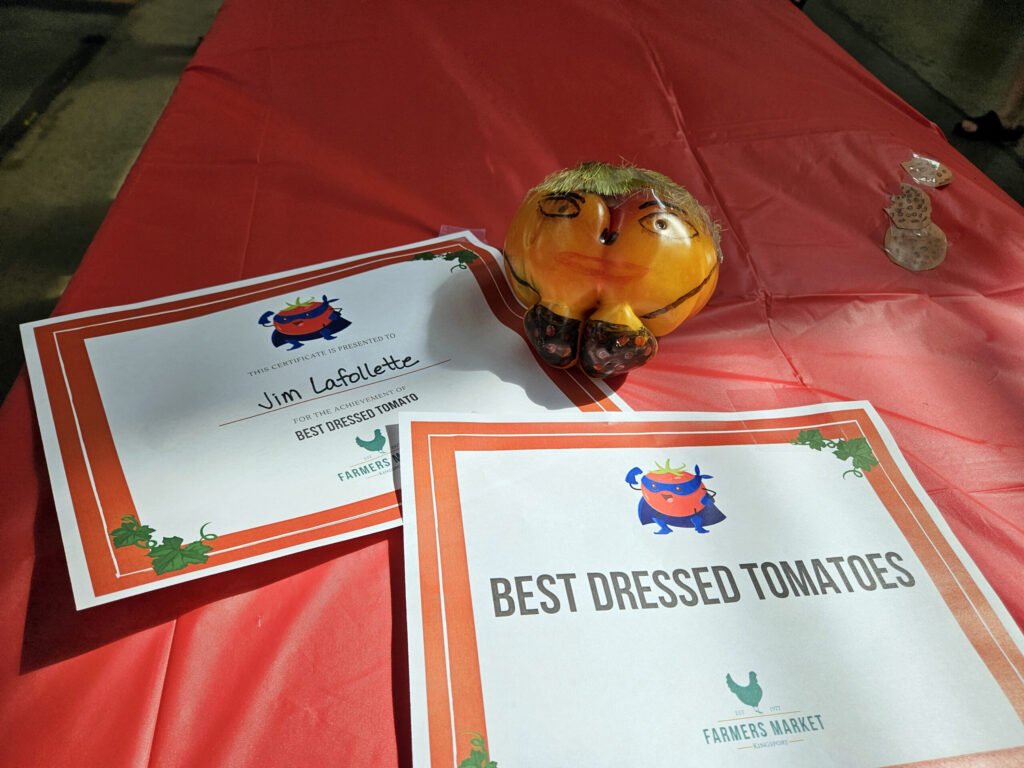 20260808_105559 - Appalachian Highlands Farmers Magazine The Biggest Tomato and the Best Dressed Tomato were won by Jim Lafollette