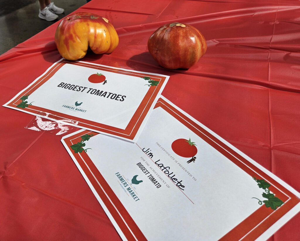 20260808_105644 - Appalachian Highlands Farmers Magazine The Biggest Tomato and the Best Dressed Tomato were won by Jim Lafollette