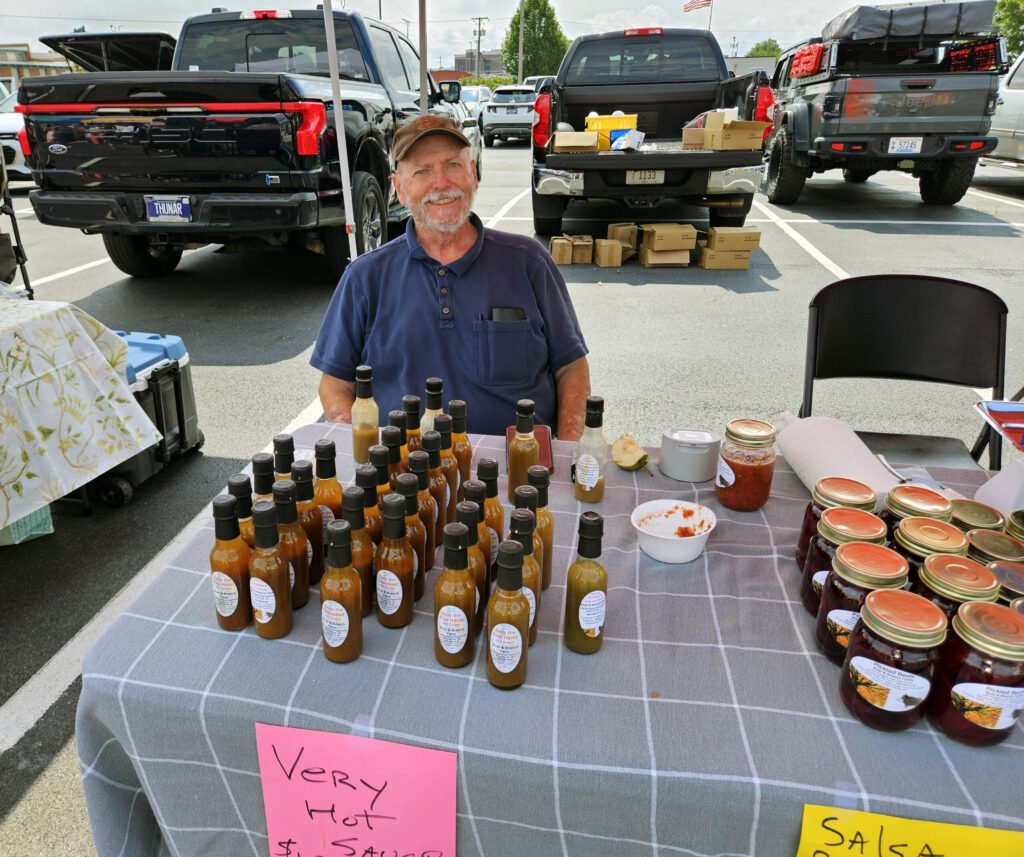 20260808_113426 - Appalachian Highlands Farmers Magazine Cameron Coates and his Doc’s, Only the Fool Hardy Hot Sauce