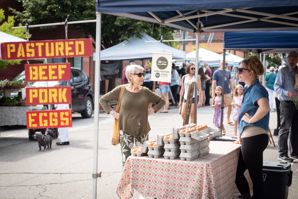 Asheville City Market Dry Ridge Farm - Photo by Camilla Calnan