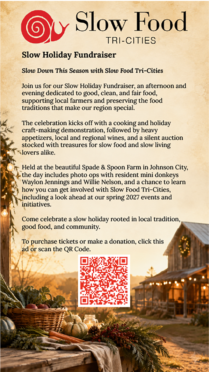 Slow Food Fundraiser Sidebar