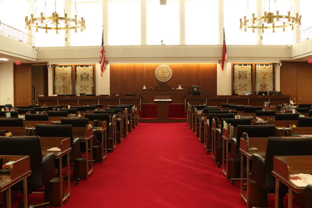 North Carolina House of Representatives Chamber - Photo courtesy of the North Carolina General Assembly