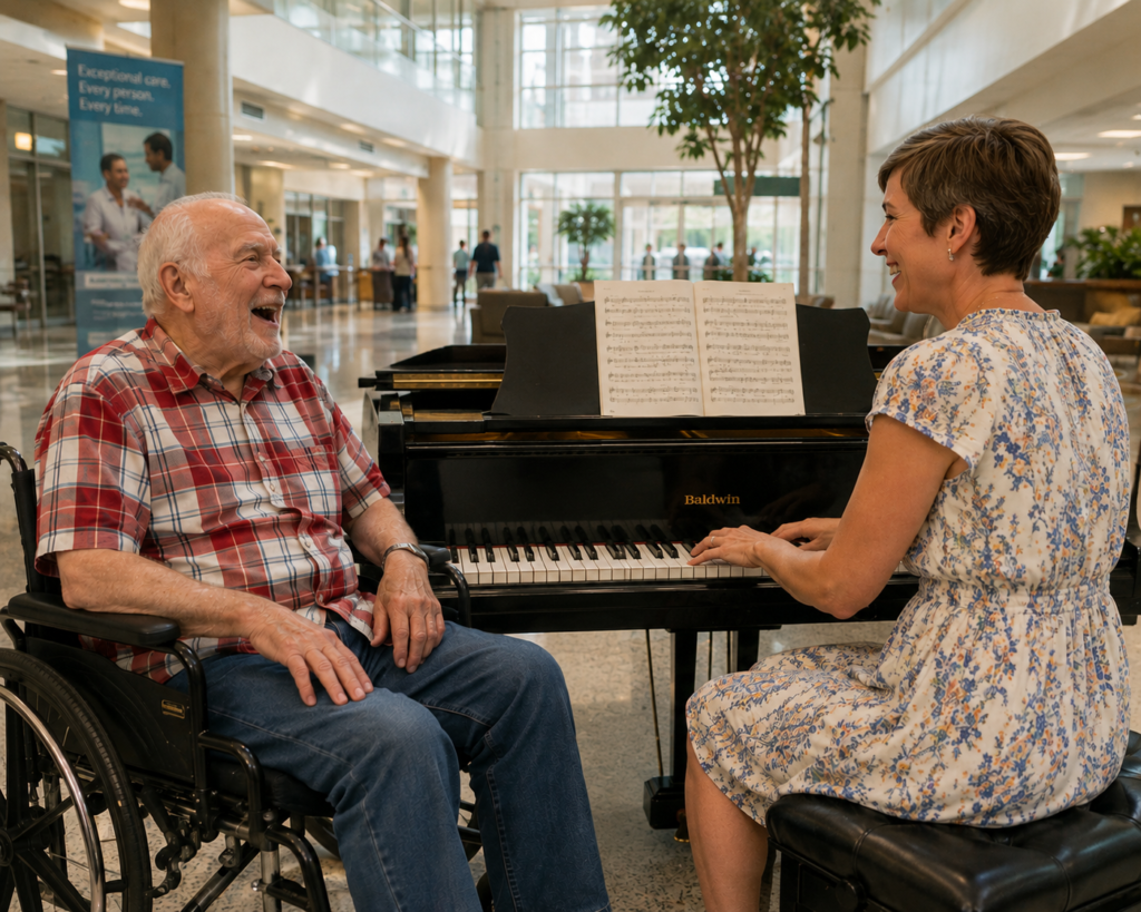 An Impromptu Piano Duet