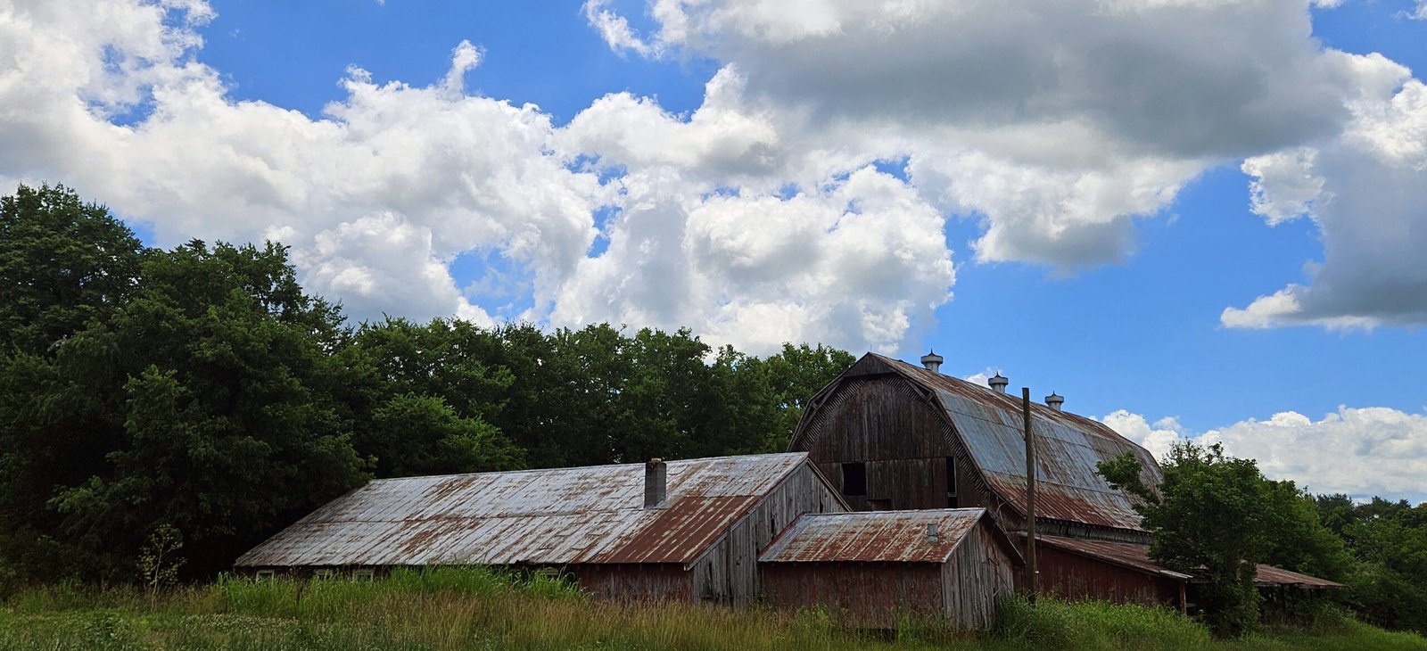 Old Barns on a farm in North Carolina. - Photo by A. Creighton