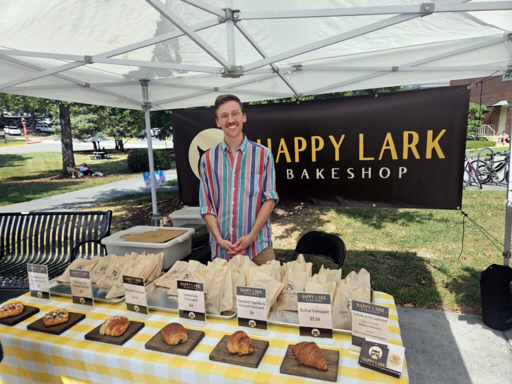 20260917_121947 - Appalachian Highlands Farmers Magazine Walker Powell brings fresh-baked croissants to the ETSU Farmers Market