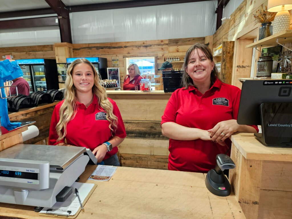 20260926_125406 - Appalachian Highlands Farmers Magazine Mira and Hannah, two new cashiers.