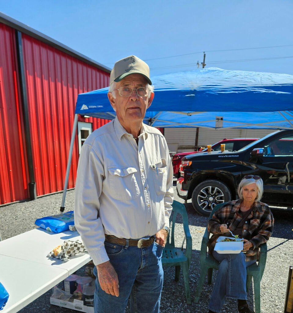Bill - Appalachian Highlands Farmers Magazine Bill Vicars, designer and builder of the Apple butter machine. Photo by A. Creighton