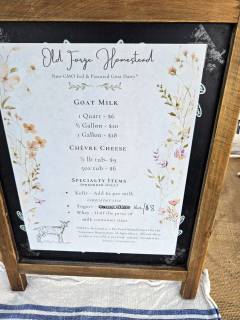 Old Forge Menu